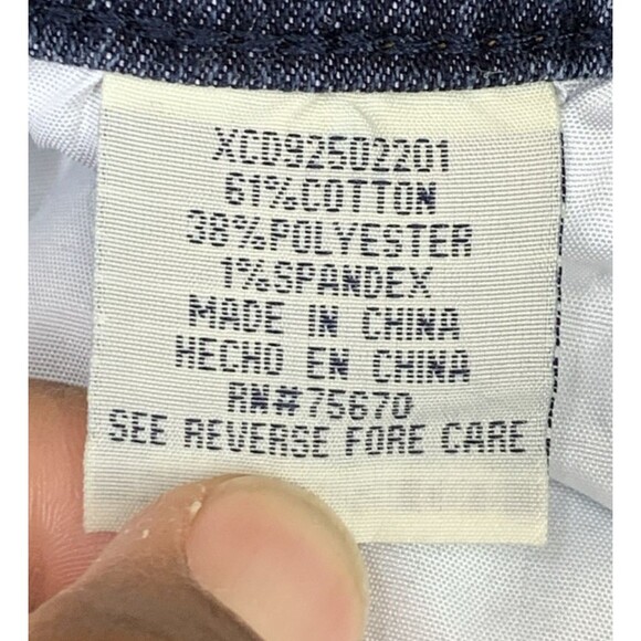 MBX Denim Jeans Men's Size 36X30 Slim Stretch Blue Distressed Dadcore Well Loved - Picture 14 of 16